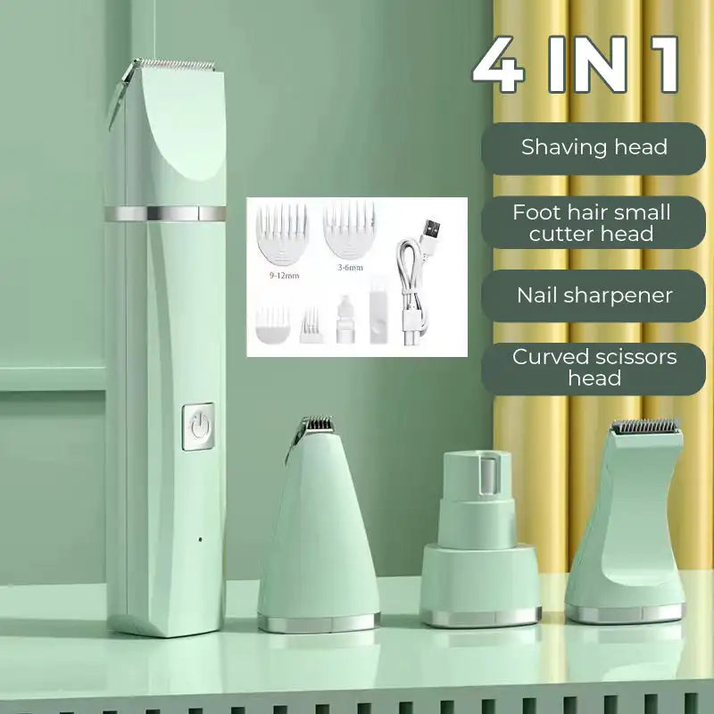 4-In-1 Pet Grooming and Care Set  For healthy and happy pets